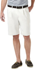 Men'S Cool 18 Pro Straight Fit Pleated Front 4-Way Stretch Expandable Waist Golf Performance Short