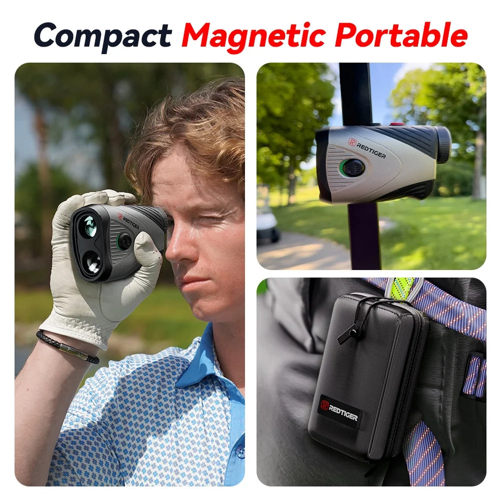 Laser Golf Rangefinder 1200 Yards, 7X Magnification