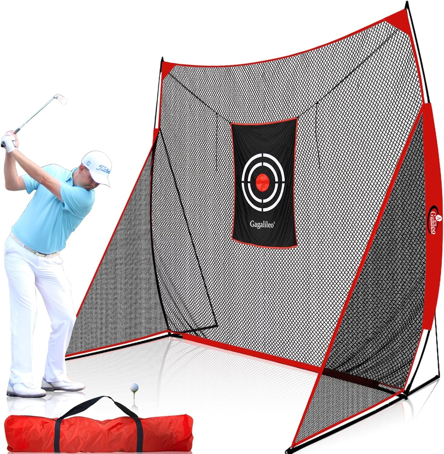 Gagalielo Professional Golf Hitting Net with Target 