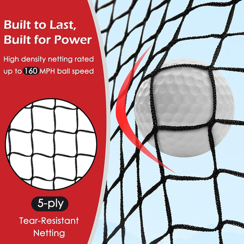 10x7ft Heavy Duty Golf Practice Net Set