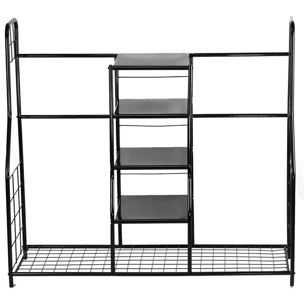 Black Metal Golf Storage Organizer