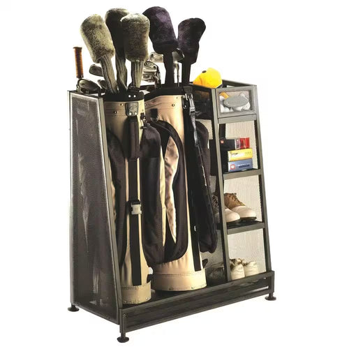 Black Steel Golf Club Organizer