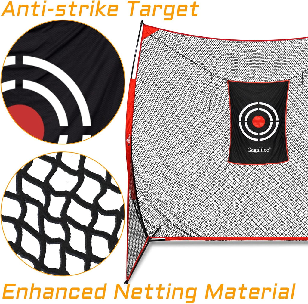Gagalielo Professional Golf Hitting Net with Target 