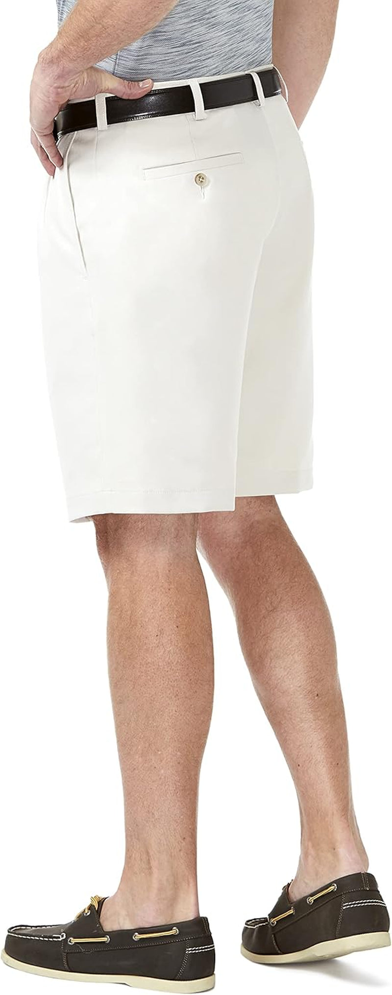 Men'S Cool 18 Pro Straight Fit Pleated Front 4-Way Stretch Expandable Waist Golf Performance Short