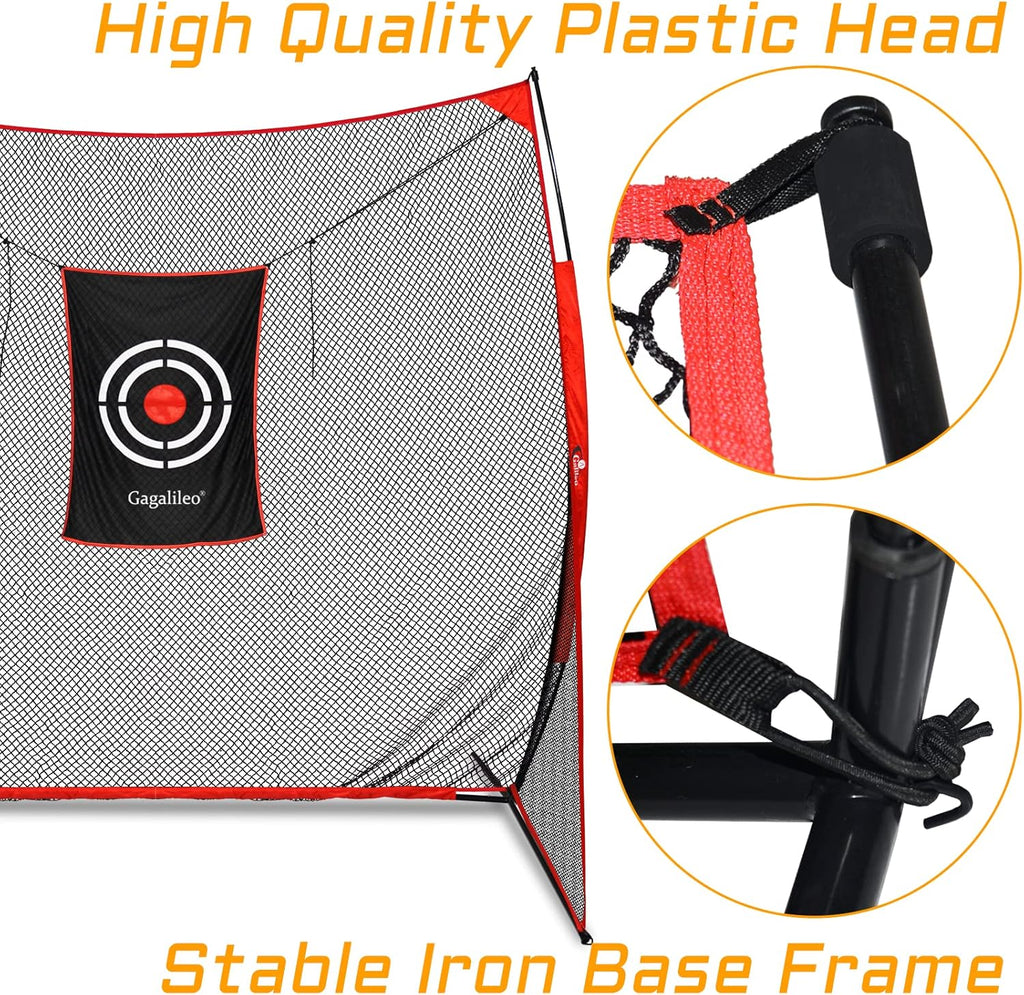 Gagalielo Professional Golf Hitting Net with Target 