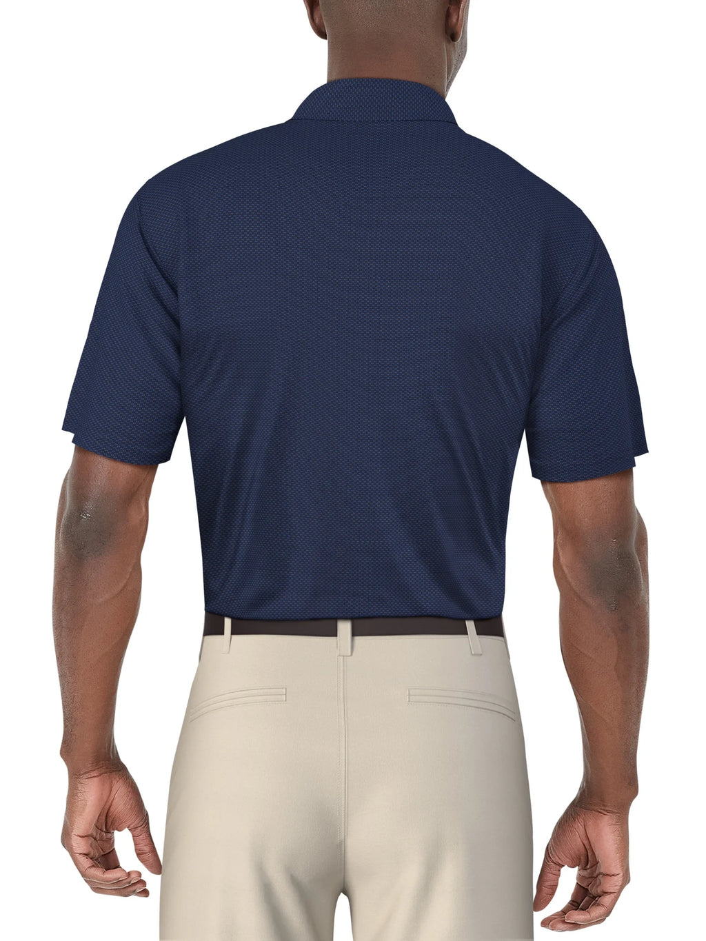 Men'S and Big Men’S Digital Ombre Chest Print Short Sleeve Golf Polo Shirt, up to Size 5XL