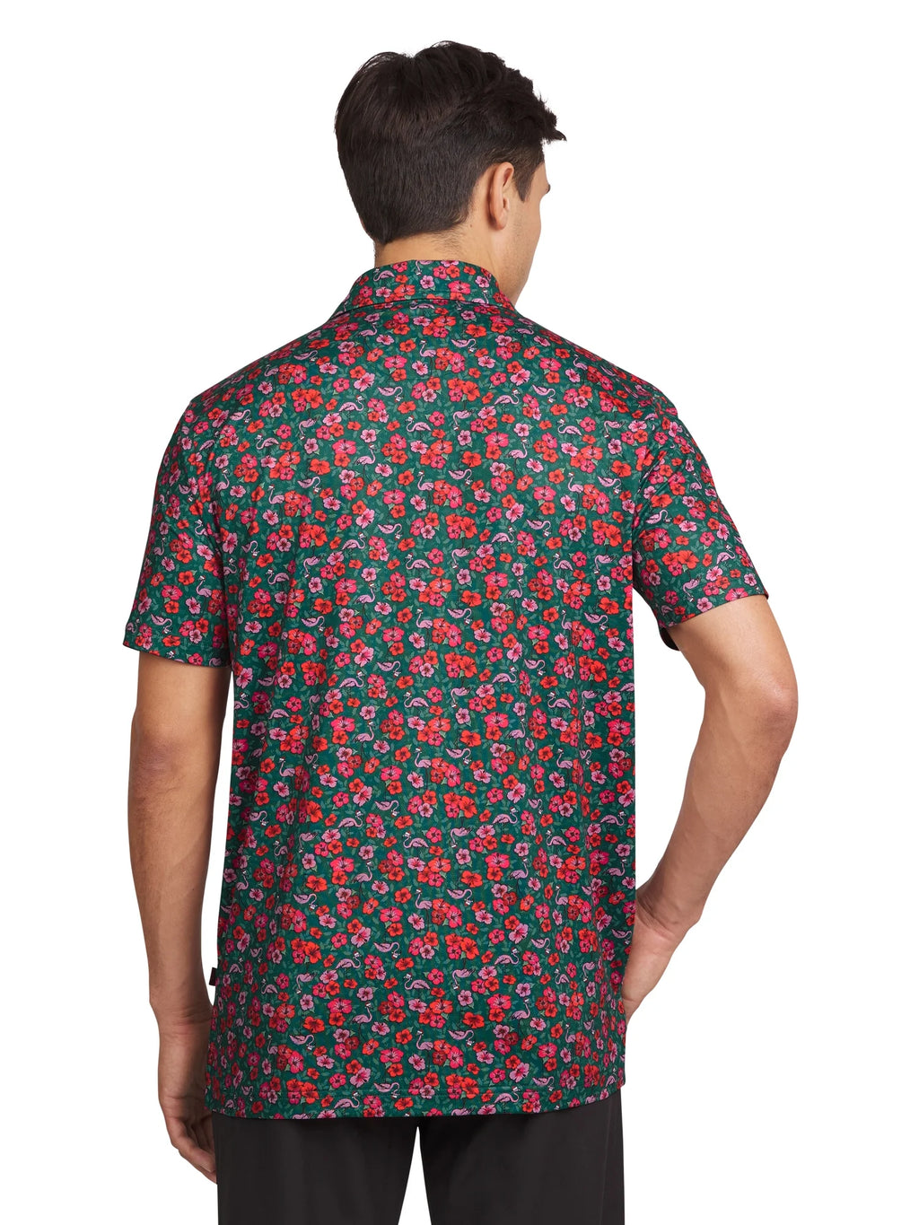 Men'S & Big Men'S Holiday and Christmas Printed Performance Polos, Sizes S - 2XL