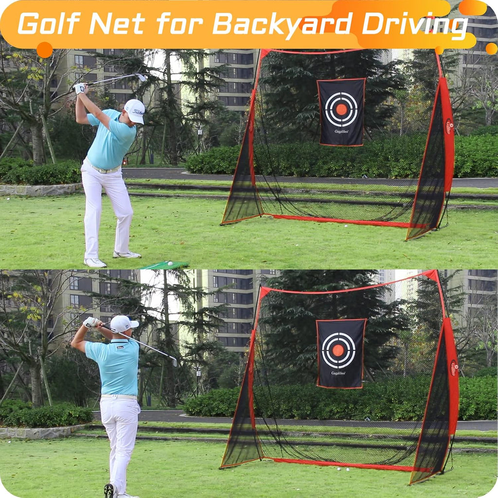 Gagalielo Professional Golf Hitting Net with Target 