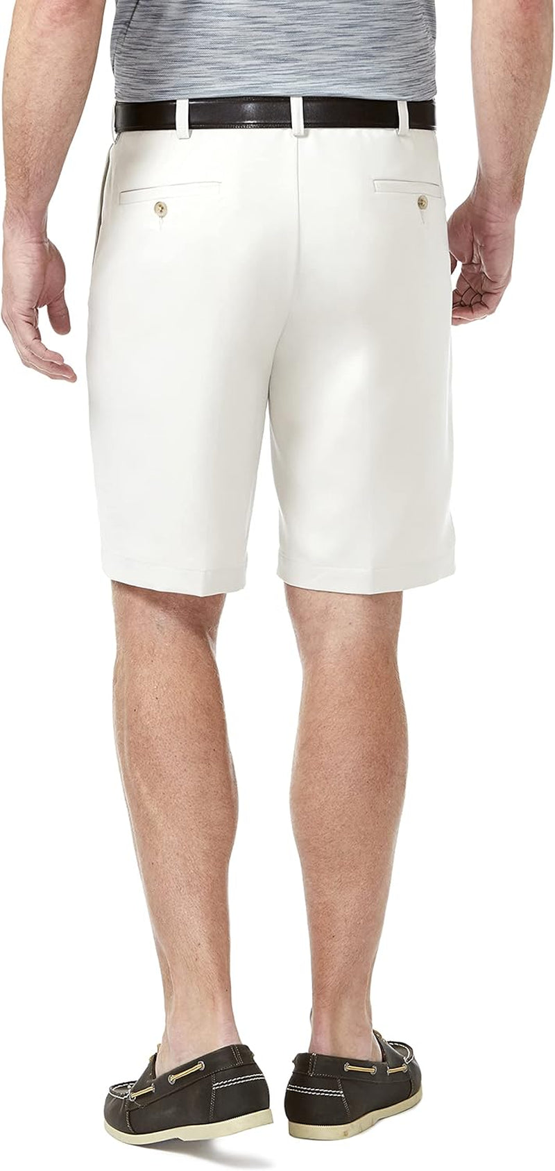 Men'S Cool 18 Pro Straight Fit Pleated Front 4-Way Stretch Expandable Waist Golf Performance Short