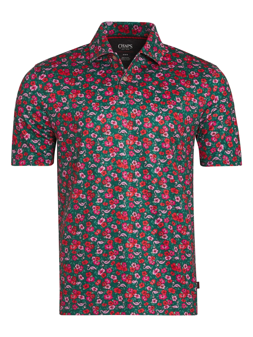 Men'S & Big Men'S Holiday and Christmas Printed Performance Polos, Sizes S - 2XL