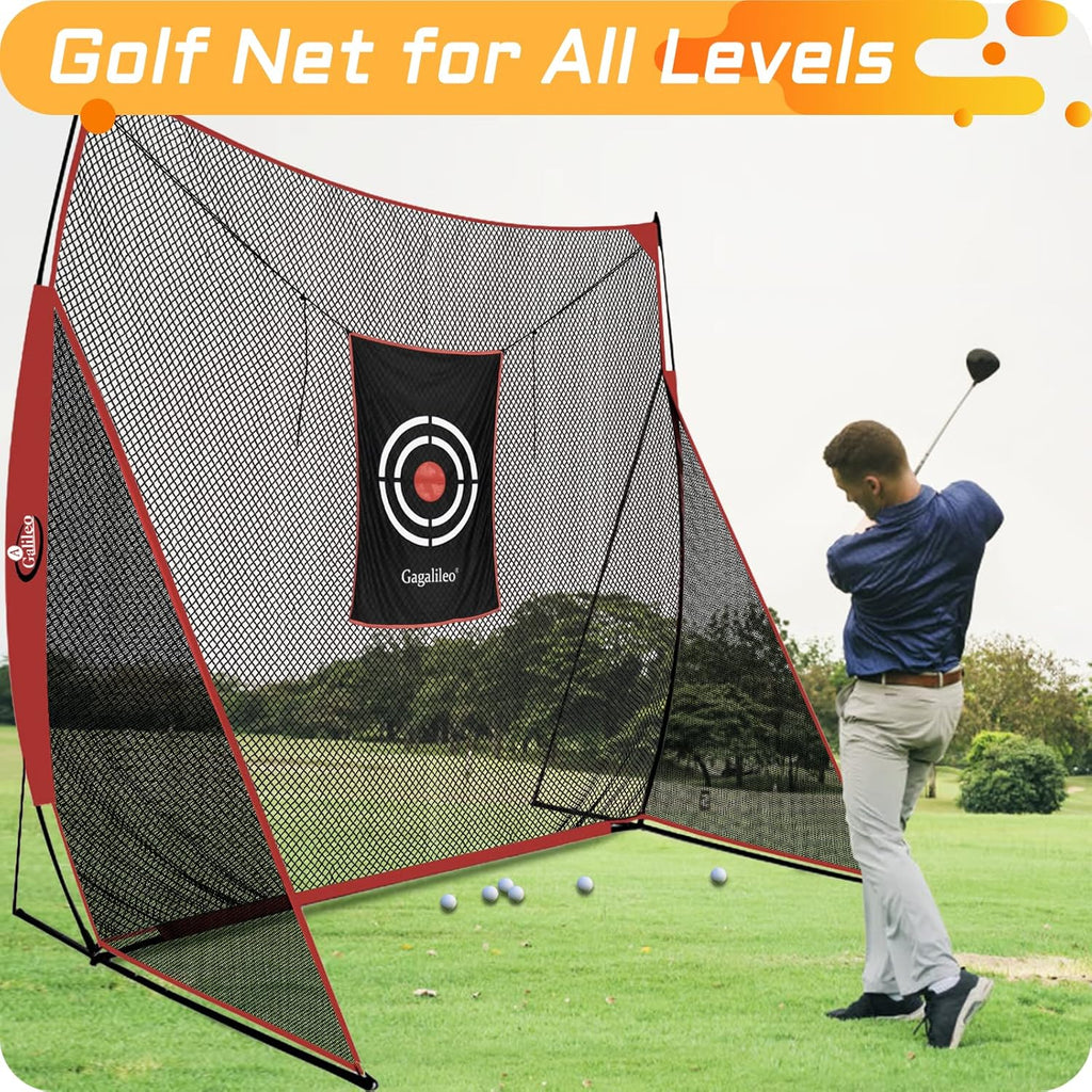 Gagalielo Professional Golf Hitting Net with Target 
